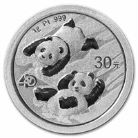 2022 China 1g Platinum Panda Bu