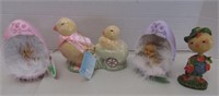 5 NEW Easter Figurines