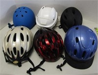 6 Bicycle/Sports Helmets