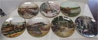 6 John Clymer Lewis & Clark Collectors Plates