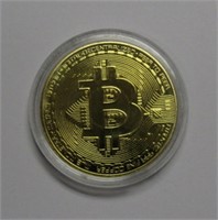 24k Gold Plated Bitcoin