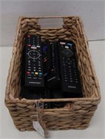 Basket of Misc Remotes