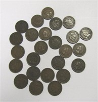 25 Indian Head Pennies