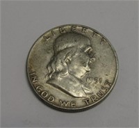 1951 Franklin Half Dollar 90% Silver