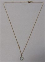925 Silver Gold Plate Necklace From India