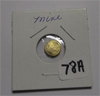 10k Gold Mini Coin