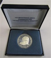 1oz 90% Silver Bicentennial Medal John Adams