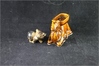 Camel Figurine and Bear