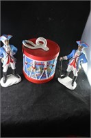 3 Piece British Decorator Ceramic Pieces