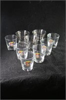 Set of 9 Glasses Medieval Coat of Arms