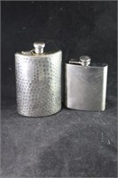 2 Metal Flasks
