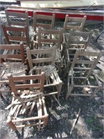 10 Child's Chairs, Need TLC