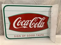 Coca Cola flange sign.