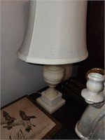 Vintage white lamp very nice french style decor