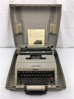 Antique Olivetti Studio 45 typewriter in case