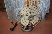 Vtg Emerson Electric 4 Blade Desk Fan 14.5" tall