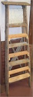 Vintage Wooden 5ft Ladder used for displaying pics