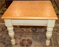 Contempo Solid Wood End Table 25.25 x 22.25
