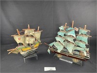 2 Ship Models Cutty Sark & Nina
