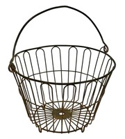 1940's Wire Farmhouse Egg Basket