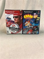 PS2 Games Nascar 2003 & Crash Tag Team Racing