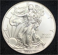 2014 Silver Eagle .999 Fine Silver Us Mint Unc