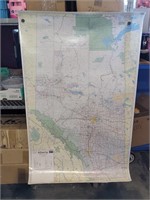 2002 map of Alberta 31" by 52"