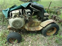 Lawn Tractor - Onan Engine & Plow - Untested