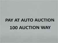 Pay at 100 Auction Way
