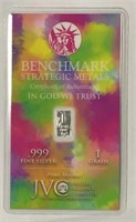 Benchmark 1 Grain Silver Bar : Colorful