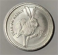 Year of the Rabbit Silver Round
