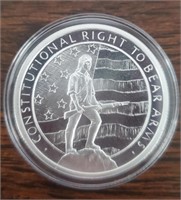 One Ounce Silver 2nd Amendment Round
