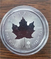 2018 One Ounce Canada Maple Leaf 5 Dollar Coin