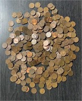 Large Amount of Wheat Pennies