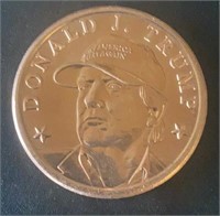 1 Ounce Copper Coin - Donald Trump