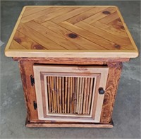 Wooden Table/ Stand w/ Storage