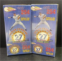 (2) Sealed Boxes of Pacific Baseball Cards