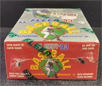 Sealed Box of Fleer 1993 Baseball Cards