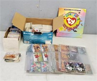 Large Variety Of Beanie Babies Trading Cards