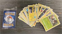 Assortment Of Pokémon Cards w/ Unopened Pack