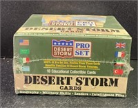 Sealed Box of Desert Storm Cards