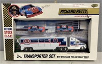 (3) Pc Transporter Stock Cars Set Richard Petty