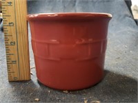 Red Longaberger Small Pot Planter