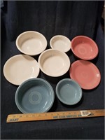 Lot of Fiesta Bowls, Dishes, Plates