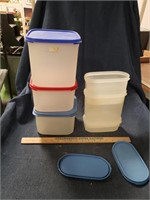 Lot of Plastic Food Storage Containers