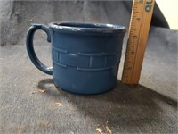 Blue Longaberger Pottery Mug