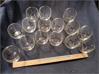 Lot of 15 Candle Votive Glasses Cups