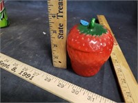 Small Strawberry Cannister Jar Dish