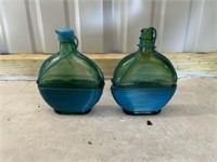 Blue glass shakers