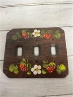 Wood strawberry light cover